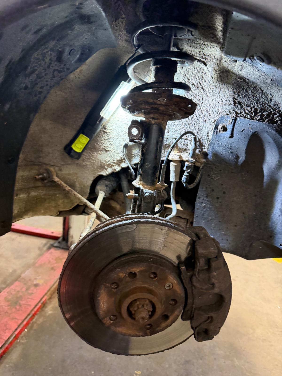 Front Strut Replacement before